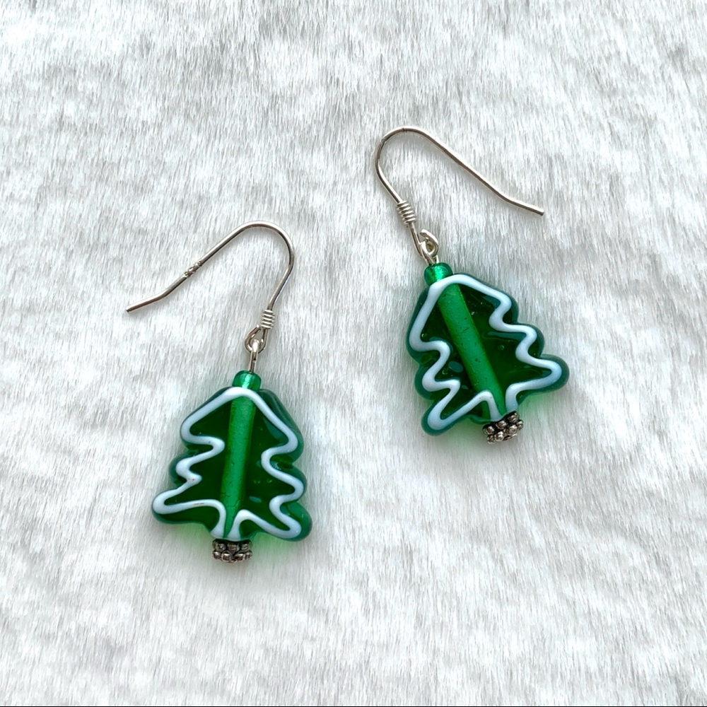 NEW Handmade Christmas Tree Earrings
